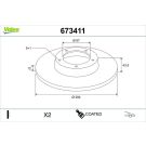 Bremsscheibe 673411