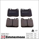 Zimmermann Bremsbelagsatz, Scheibenbremse 20392.150.1