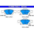 Bremsbelagsatz, Scheibenbremse 13.0460-7343.2 Bremsbelagsatz, Scheibenbremse 13.0460-7343.2