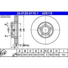 Bremsscheibe 24.0125-0115.1