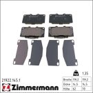 Zimmermann Bremsbelagsatz, Scheibenbremse 21922.145.1