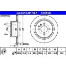 Bremsscheibe 24.0310-0150.1