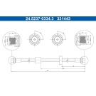 Bremsschlauch 24.5237-0334.3 Bremsschlauch 24.5237-0334.3