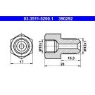 Adapter, Bremsleitung 03.3511-5200.1