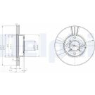 Delphi Bremsscheibe BG3341
