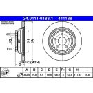Bremsscheibe 24.0111-0188.1
