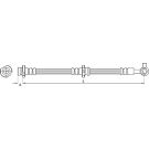 Metzger Bremsschlauch 4110847