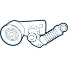 OE Germany Riemenspanner, Keilrippenriemen 01 2050 460000