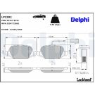 Delphi Bremsbelagsatz, Scheibenbremse LP2302