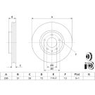 Bremsscheibe 0 986 479 D76