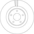 Bremsscheibe TRW SINGLE DF6496S