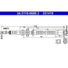 Bremsschlauch 24.5118-0688.3 Bremsschlauch 24.5118-0688.3