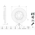 BOSCH Bremsscheibe 0 986 479 E77