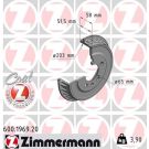 Zimmermann Bremstrommel Coat Z 600.1969.20
