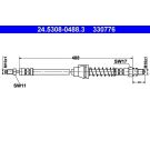 2 x ATE Bremsschlauch 24.5308-0488.3