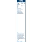 BOSCH N 75 Scheibenwischer Twin 3 397 011 822