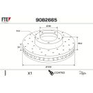 Bremsscheibe 9082665 Bremsscheibe 9082665