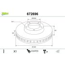 Bremsscheibe 672696