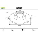 Bremsscheibe 186187