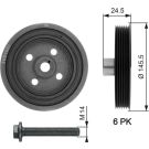 Gates Riemenscheibe, Kurbelwelle DriveAlign™ TVD1057A