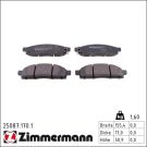 Zimmermann Bremsbelagsatz, Scheibenbremse 25087.170.1