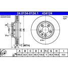 ATE 24.0134-0124.1 Bremsscheibe 350mm, 5x130,0, Belüftet ATE 24.0134-0124.1 Bremsscheibe 350mm, 5x130,0, Belüftet