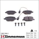 Zimmermann Bremsbelagsatz, Scheibenbremse 23811.180.2