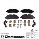 Zimmermann Bremsbelagsatz, Scheibenbremse 22034.170.2