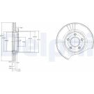 Delphi Bremsscheibe BG3826 Delphi Bremsscheibe BG3826