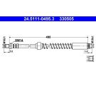 Bremsschlauch 24.5111-0495.3