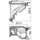 Ausgleichsbehälter, Kühlmittel CRT 207 000S Ausgleichsbehälter, Kühlmittel CRT 207 000S