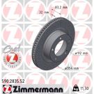Zimmermann Bremsscheibe SPORT Z 590.2835.52 Zimmermann Bremsscheibe SPORT Z 590.2835.52