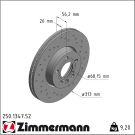 Zimmermann Bremsscheibe SPORT Z 250.1347.52