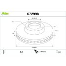Bremsscheibe 672998