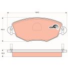 TRW Bremsbelagsatz, Scheibenbremse COTEC GDB1434