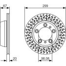 Bremsscheibe 0 986 479 A09 Bremsscheibe 0 986 479 A09