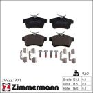 Zimmermann Bremsbelagsatz, Scheibenbremse 24922.170.1