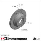 ZIMMERMANN SPORT COAT Z 460.1505.52 Bremsscheibe für PORSCHE 911 290x24mm, 10/5, 5x130, innenbelüftet, gelocht, beschichtet ZIMMERMANN SPORT COAT Z 460.1505.52 Bremsscheibe für PORSCHE 911 290x24mm, 10/5, 5x130, innenbelüftet, gelocht, beschichtet