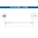 Bremsschlauch 24.5102-0282.3 Bremsschlauch 24.5102-0282.3