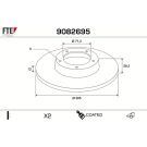 Bremsscheibe 9082695