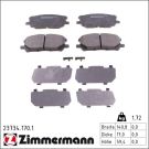 Zimmermann Bremsbelagsatz, Scheibenbremse 23734.170.1
