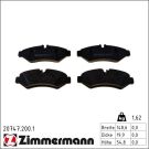 Zimmermann Bremsbelagsatz, Scheibenbremse 20747.200.1