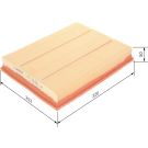 BOSCH 1 457 433 578 Luftfilter