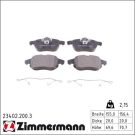 Zimmermann Bremsbelagsatz, Scheibenbremse 23402.200.3