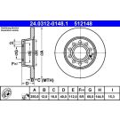 Bremsscheibe 24.0312-0148.1