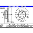 ATE Bremsscheibe 24.0136-0134.2