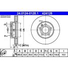 Bremsscheibe 24.0124-0128.1