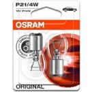 Osram Glühlampe, Brems-/Schlusslicht Original P21/4W 12V Doppelblister ORIGINAL 7225-02B Osram Glühlampe, Brems-/Schlusslicht Original P21/4W 12V Doppelblister ORIGINAL 7225-02B