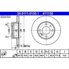 Bremsscheibe 24.0111-0130.1