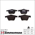 Zimmermann Bremsbelagsatz, Scheibenbremse 24141.195.1